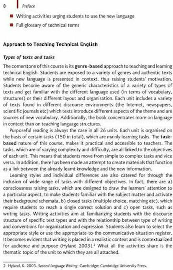 Technical English for Architects, Civil Engineers and Surveying Engineers, Ein lernzentrierter Ansatz