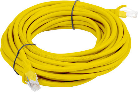 Lanberg U/UTP Cat.6 Ethernet Network Cable 5m Yellow 1pcs