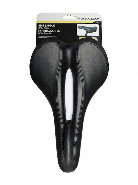 Dunlop Bicycle Saddle 29x17cm Black Bicycle Saddle MTB