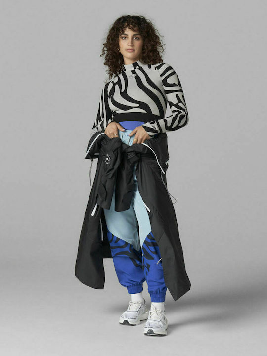 X Stella McCartney Дамски Суитшърт с гума Arctic Blue/Bold Blue