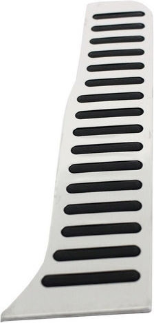 Carner Car Footrest Board for VW Passat B6 / B7 CC Automatic Aluminum Silver 3pcs