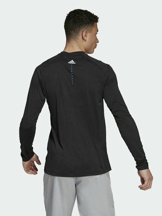 Adidas Bluza Sportivă pentru Bărbați cu Mânecă Lungă Neagră