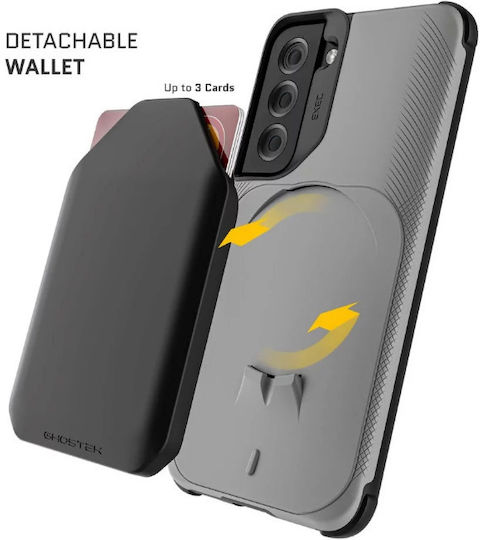 Ghostek Exec 5 Back Cover Πλαστικό με Υποδοχή για Κάρτες Gray (Galaxy S22 5G)
