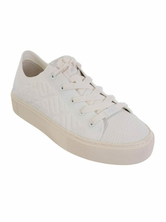 Dinale Graphic Knit Γυναικεία Sneakers Λευκά