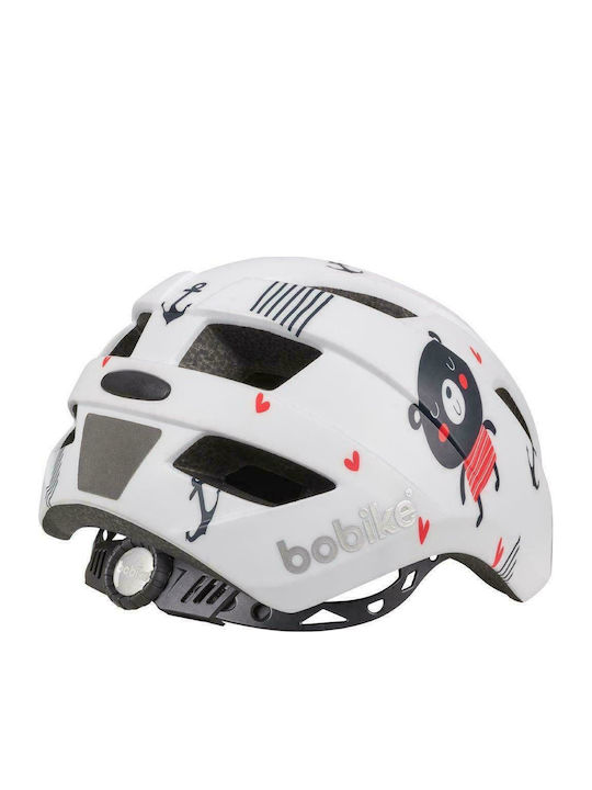 Bobike Teddy Bear Cască pentru biciclete / trotinete pentru copii pentru biciclete Orașului Alb