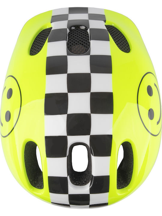 M-Wave Smile Kids' Helmet for Bike & Scooter Yellow