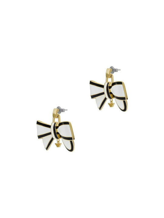 Emporio Armani Earrings made of Steel Gold Plated