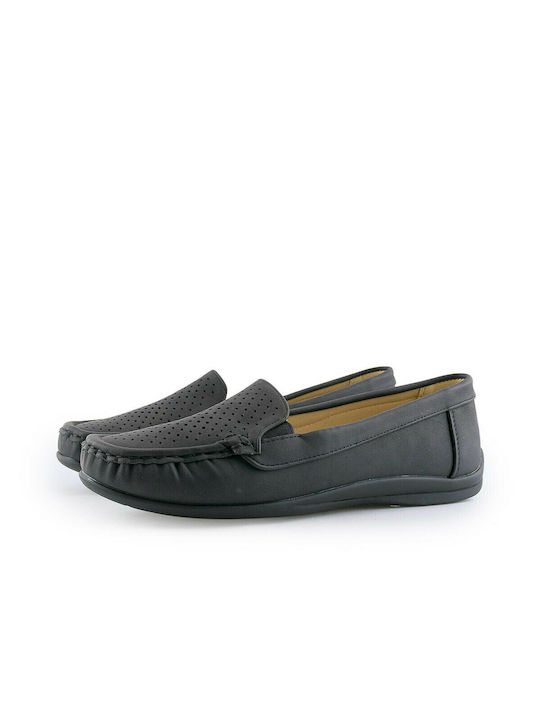 Antrin Ermioni Women's Moccasins in Black Color