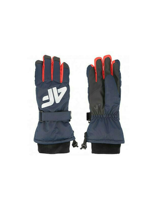 4F Kids Ski & Snowboard Gloves Blue