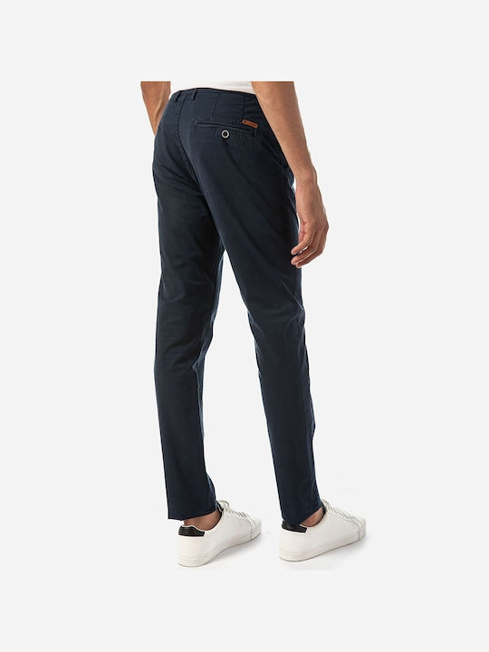 Camaro Ανδρικό Παντελόνι Chino σε Slim Εφαρμογή Indigo