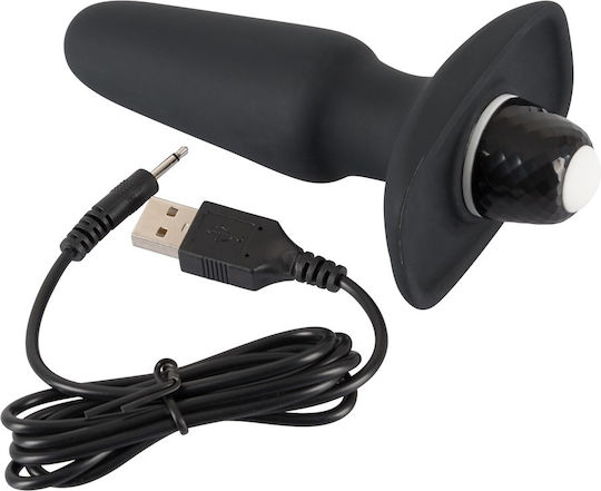 You2Toys Sweet Smile Rechargeable Butt Plug Anal Plug mit Vibration Schwarz