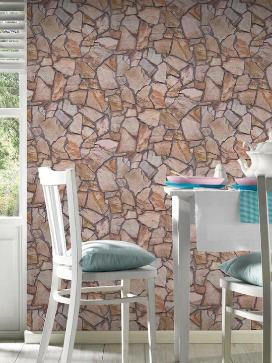 Tapete Wood Stone Vinyl Braun L1000xB53cm Waschbar 927316
