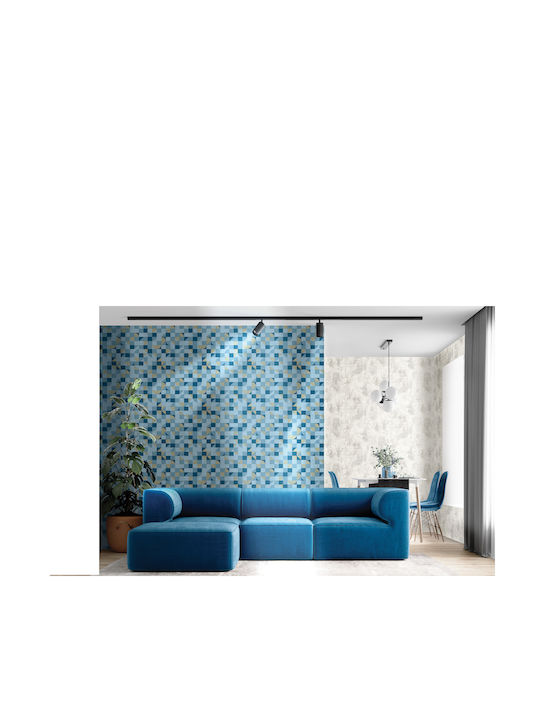 Wallpaper Materika Vinyl Blue L1005xW53cm Washable