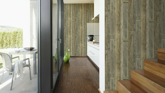 Tapet de Perete 1000x53cm Wood And Stone Bej