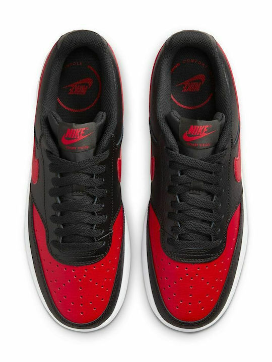 Court Vision Ανδρικά Sneakers Black / White / University Red