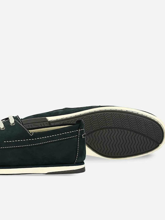 Leder Herren Mokassins in Blau Farbe