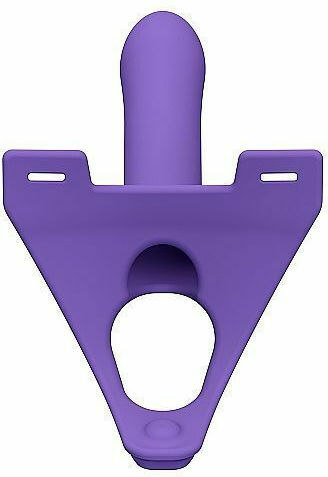 Perfect Fit Brand Zoro Strap On Gurtzeug mit Dildo 12.3cm in Lila Farbe