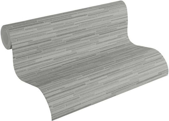 Тапет за Стена Wood Stone Сив 1000x53см Миеща се Тапет за Стена Wood Stone Сив 1000x53см Миеща се