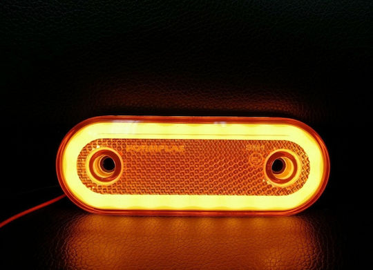 Truck Volume Lights 1pcs LED Volume Side Marking Neon 12 / 24V - Orange MAR791