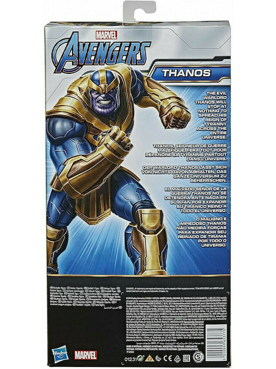 Marvel Avengers Titan Hero Series Blast Gear Deluxe Thanos Easter Candle with Toys for 4+ Years Hasbro