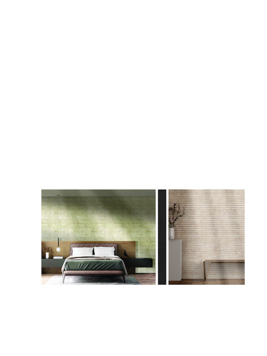 Wallpaper Vinyl Green L1005xW53cm Washable