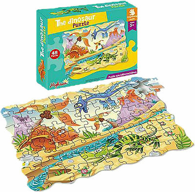 Kinderpuzzle Δεινόσαυροι für 3++ Jahre 45pcs ToyMarkt