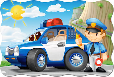 Puzzle pentru Copii Police Patrol pentru 4++ Ani 20buc Castorland