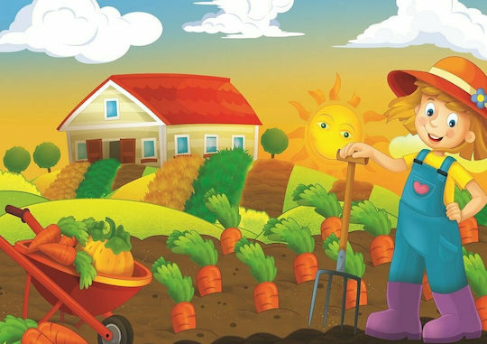 Детски Пъзел Малката фермерка за 4+ години+ Години 95бр Art Puzzle