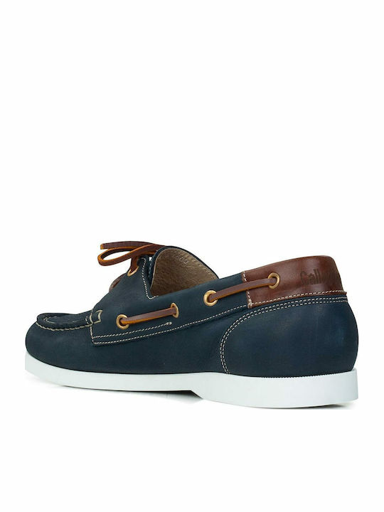 Δερμάτινα Ανδρικά Boat Shoes Marino Blue