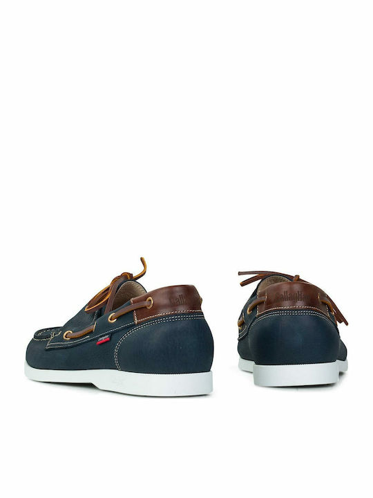 Δερμάτινα Ανδρικά Boat Shoes Marino Blue