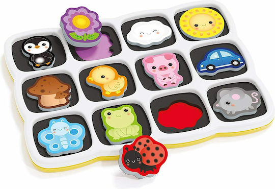Kinder Steckpuzzle Smart Magnetico 12pcs Quercetti