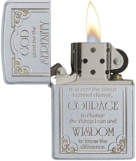 Zippo Lighter Oil Windproof Serenity Player