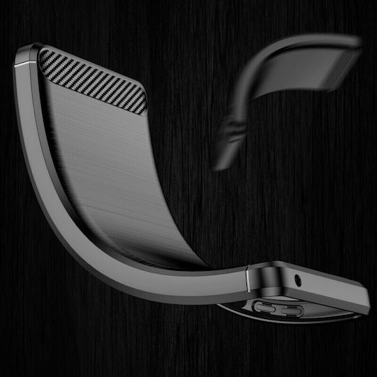 Hurtel Carbon Flexible Back Cover Σιλικόνης Μαύρο (Galaxy A53)