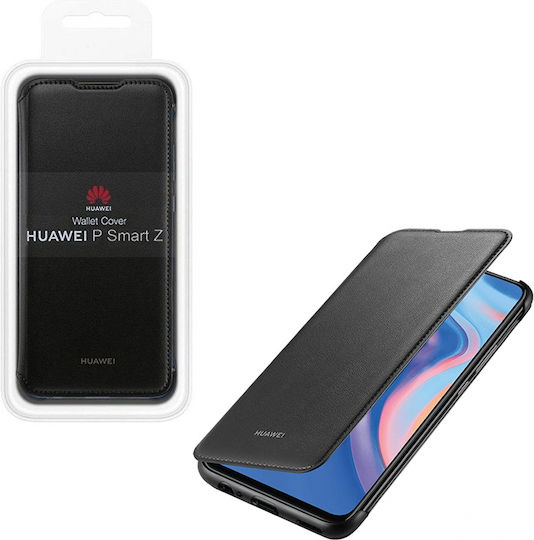 Huawei Book Δερματίνης Μαύρο (Huawei P Smart Z)