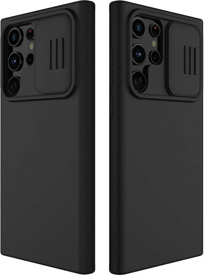 Nillkin Camshield Silky Back Cover Σιλικόνης 0.2mm Μαύρο (Galaxy S22 Ultra 5G)