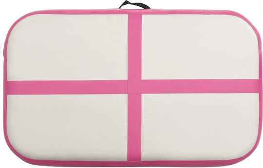 vidaXL AirTrack Матрак За Гимнастика Розов (100x60x20см)