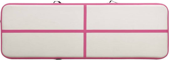 vidaXL Covor de exerciții fizice pentru Gimnastică Artistică Roz (400x100x20cm)