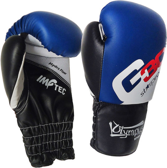 Olympus Sport Hydra Flow Kids Boxing Gloves Leather for Match Blue