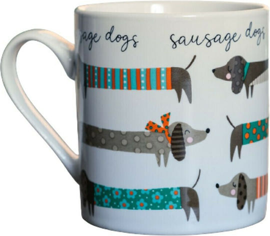 Price & Kensington Mug from Porcelain Multicolored 380ml 2pcs