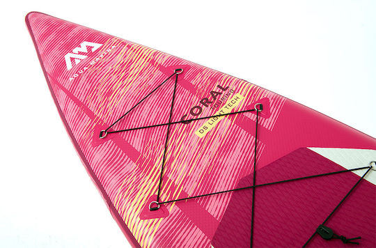 Aqua Marina Coral Tournee Aufblasbare SUP Board mit Länge 3,5 m Rosa