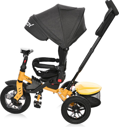 Lorelli Speedy Convertible Kids Tricycle with Parental Handle for 1-3 Years Black