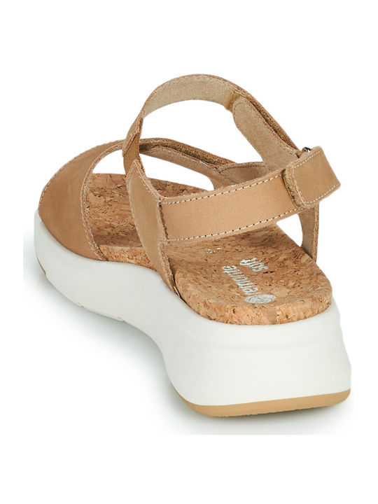 Anatomic Women's Leather Platform Shoes Brown
