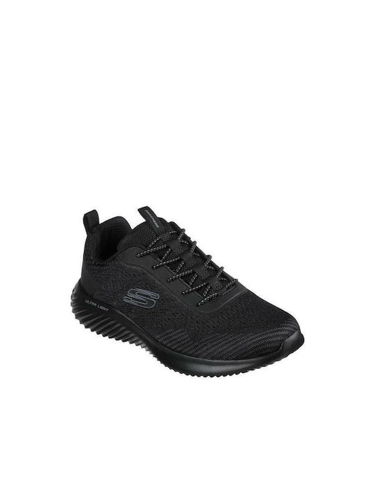 Skechers Bounder Ανδρικά Αθλητικά Παπούτσια Running Μαύρα