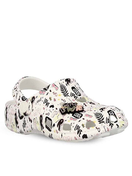 Coqui Children's Beach Clogs White