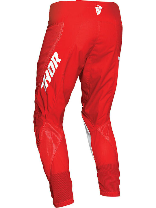 Thor Youth Pulse Air Rad Καλοκαιρινό Παιδικό Παντελόνι Motocross White/Red