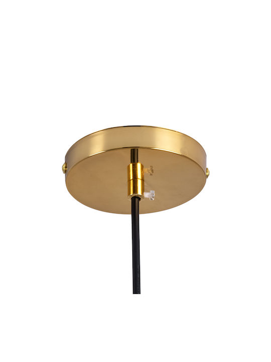 GloboStar Monroe Pendant Light Gold Ball with Socket E27 40x21x49cm