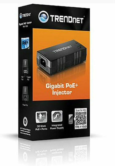 Trendnet TPE-115GI PoE+ Injector