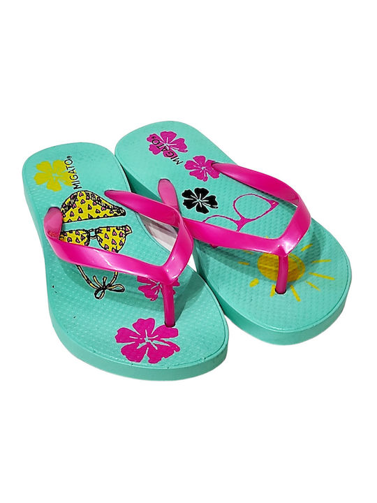 Migato Kids' Flip Flops Fuchsia