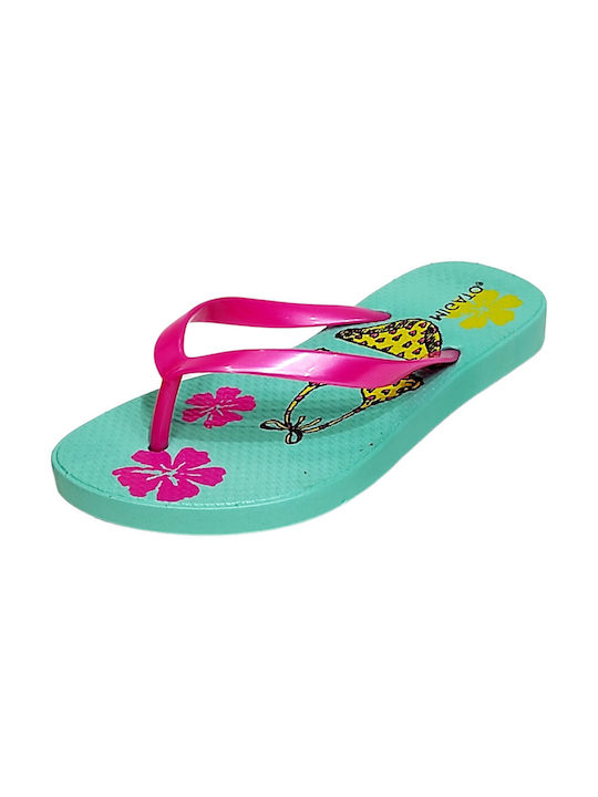 Kids' Flip Flops Fuchsia