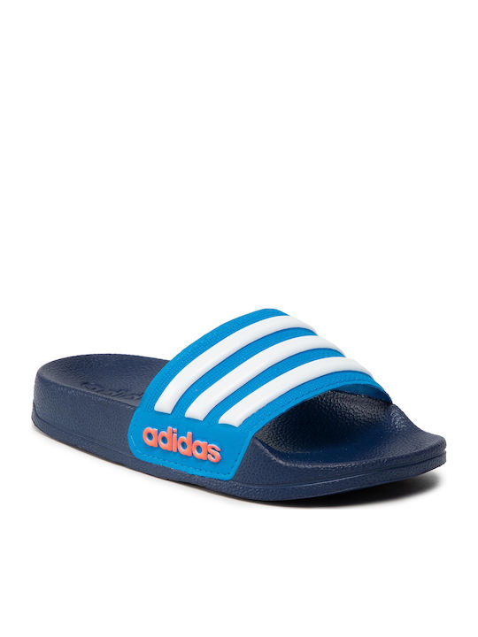 Kinder Badeschlappen Blau Adilette
